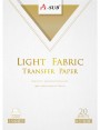 A-SUB Light Fabric Transfer Paper 8.5''x11'' Compatible with Inkjet Printer 20 Sheets