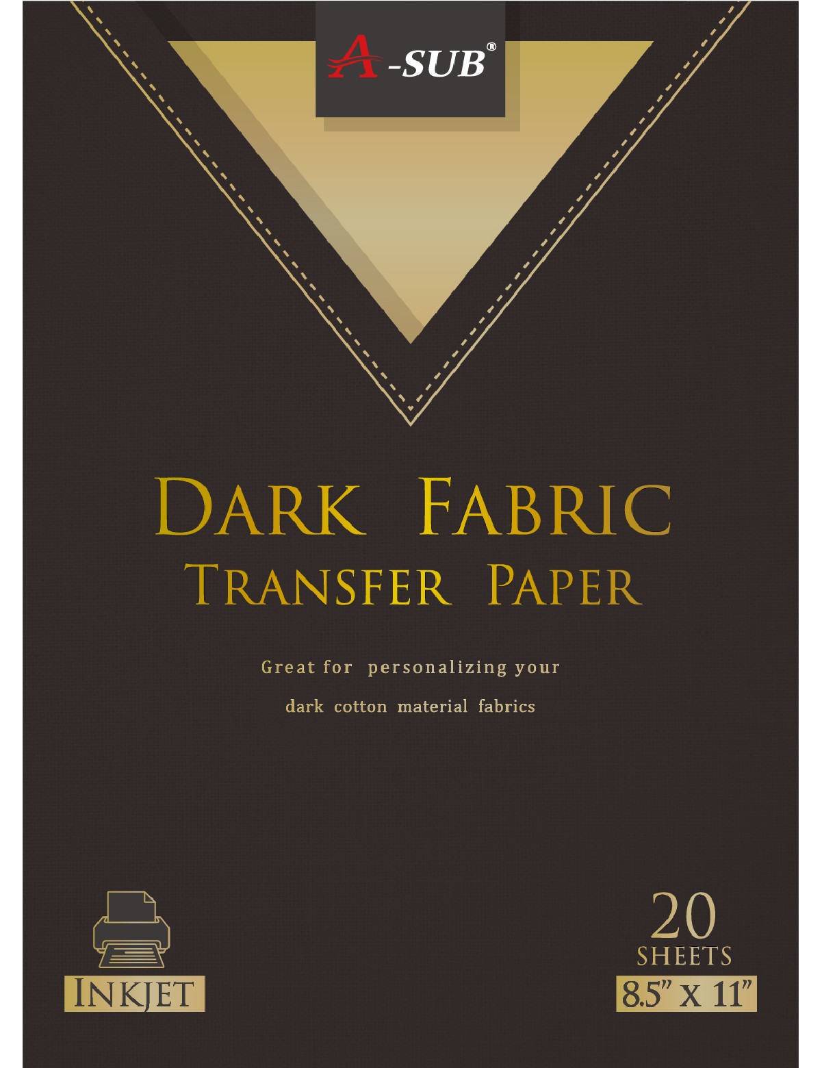 Transfer Paper for light Fabrics, Printable, Heat Transfer (Pack of 10  Sheets Letter Size 8.5x11)