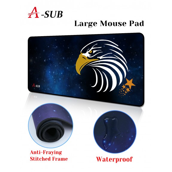 A-SUB Waterproof Large Computer Keyboard Mouse Pad 27.6×11.8×0.12 inche
