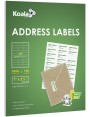 Koala 30-UP Shipping Labels  1x2-5/8 Inch 100 Sheets 3000 Labels for Laser & Inkjet Printers