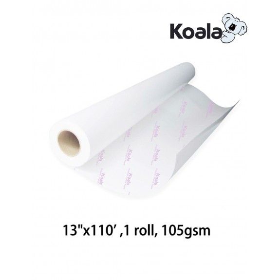 Koala Sublimation Paper 13"x110'/13"x300', 105gsm roll size