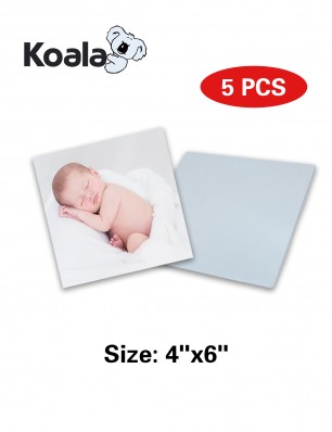 Koala Sublimation Aluminum Blanks 4" x 6" 5 Packs