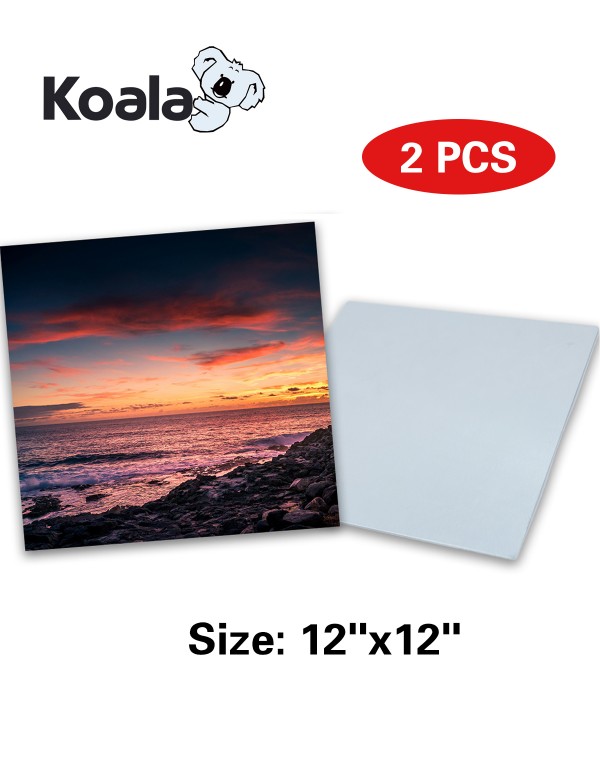 Koala Sublimation Aluminum Blanks 12 x 12 2Pack