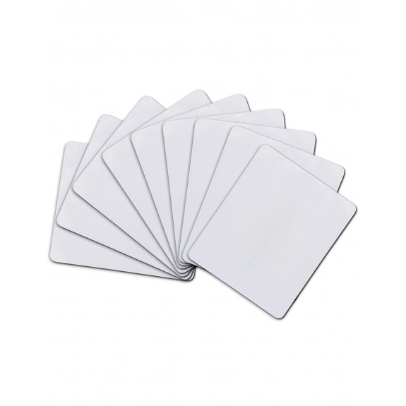  Sublimation Mouse Pad  Blanks 9PCS for Heat Transfer Printing 9.4x7.9x0.12 Inches White 