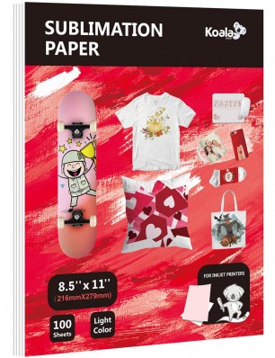 Koala Thin 8.5X11 inches 100 Sheets Sublimation Papers