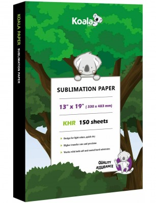 Koala Sublimation Paper 150 Sheets 13x19 inches 100gsm for Inkjet Printer