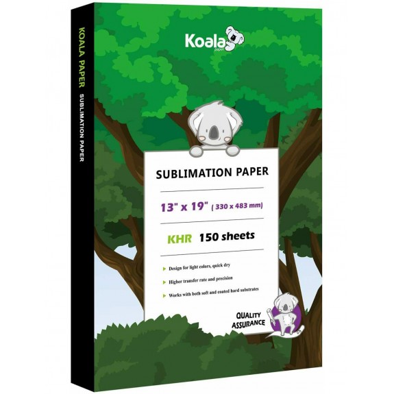 Koala Sublimation Paper 150 Sheets 13x19 inches 100gsm for Inkjet Printer