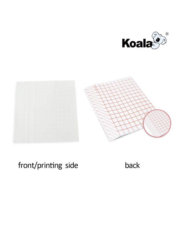 Koala Printable Heat Transfer Paper Dark T-shirts 60 Sheets, Iron-on Heat  Transfer Dark 8.5 X11 for Inkjet Printer, Cutting Machine 