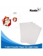 Koala Light T Shirt Transfer Paper 8.5x11 inch Compatible with All Inkjet Printer 25 Sheets